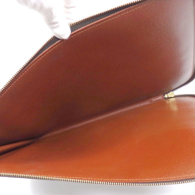 Louis Vuitton Poche Document  Canvas Clutch Bag - Barde - Image 3