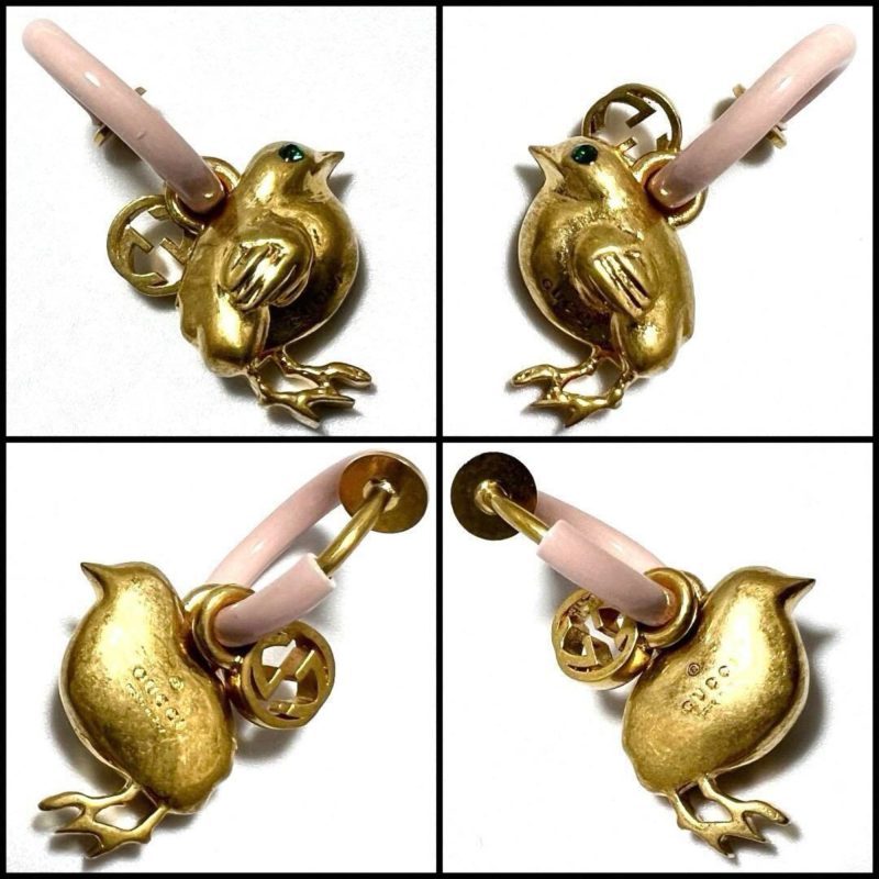 Gucci Metal Hoop Earrings (Pre-Owned) - Barde - Image 6