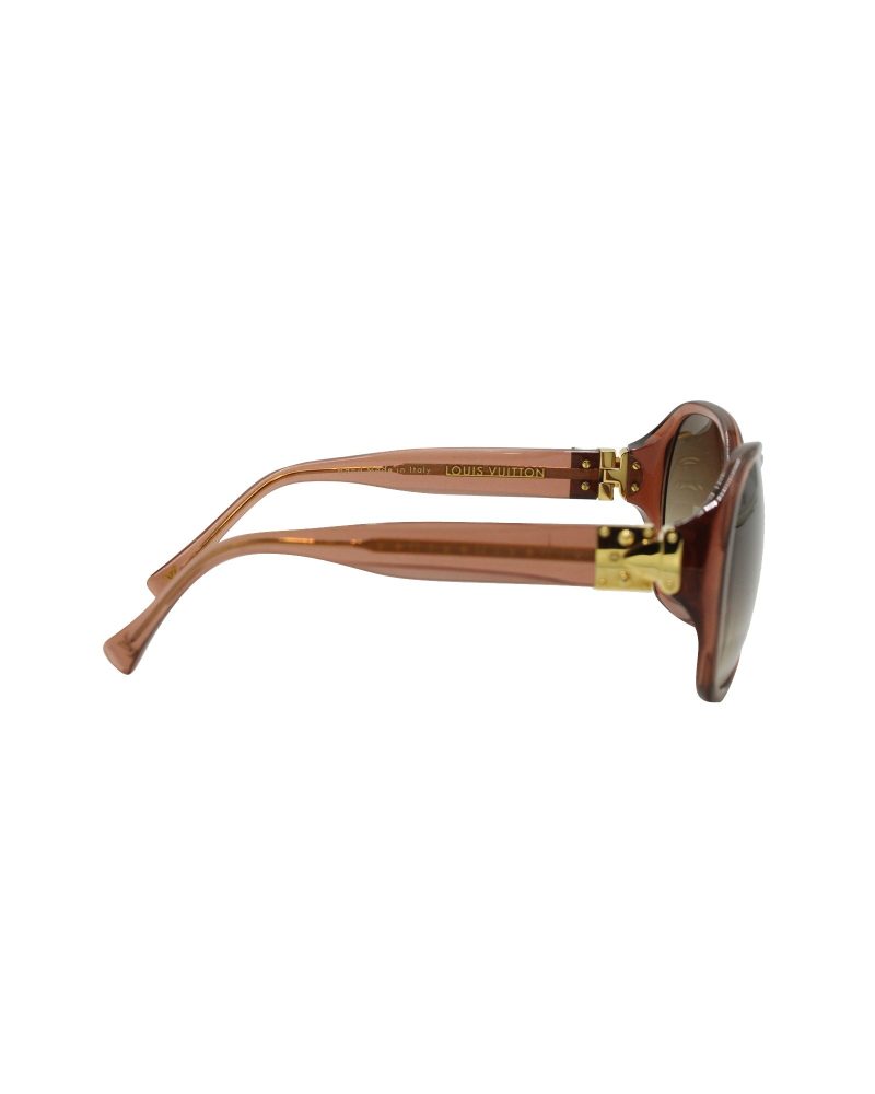 Louis Vuitton Oversized Soupcon Sunglasses in Brown Acetate - Barde - Image 2