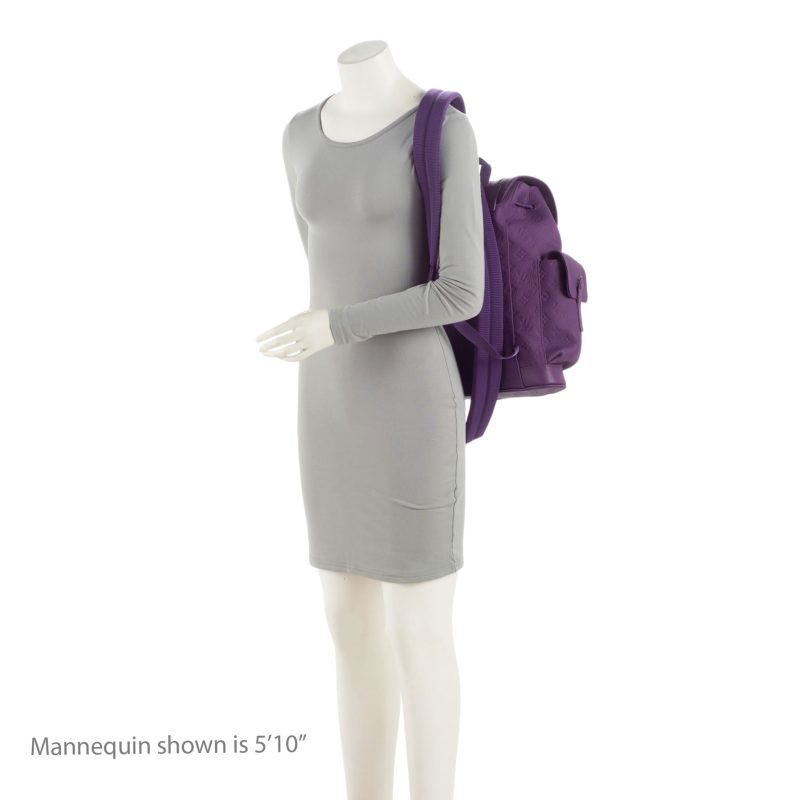 Louis Vuitton Monogram Taurillon Christopher PM Backpack - Barde - Image 5