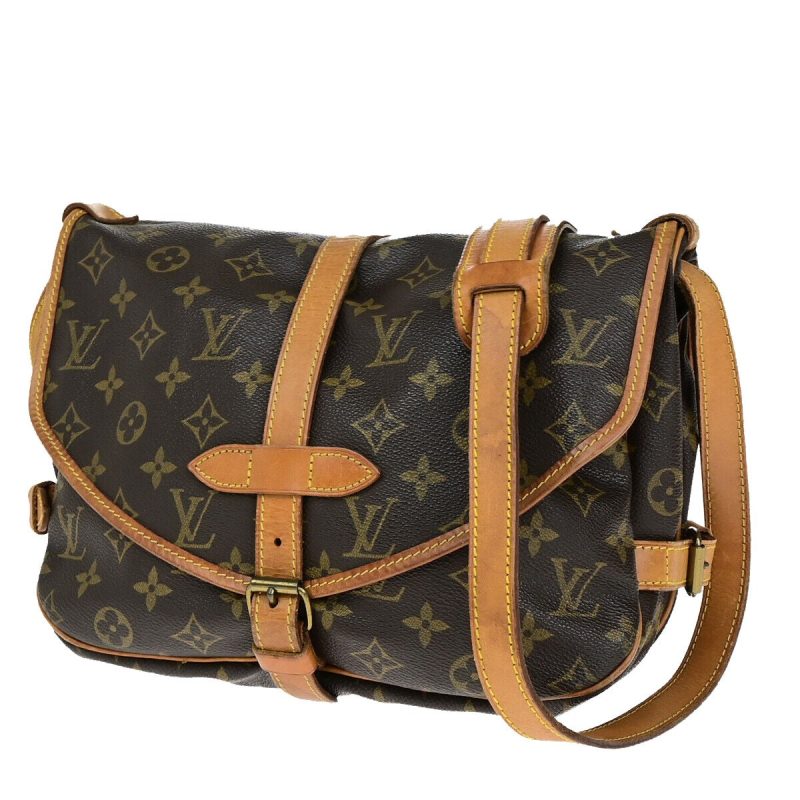 Louis Vuitton Saumur 30  Canvas Shoulder Bag - Barde