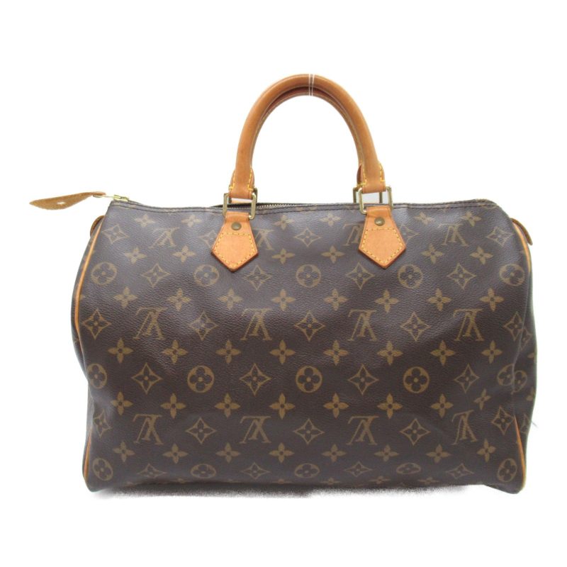 Louis Vuitton Speedy 35 Handbag Monogram Brown - Barde - Image 2