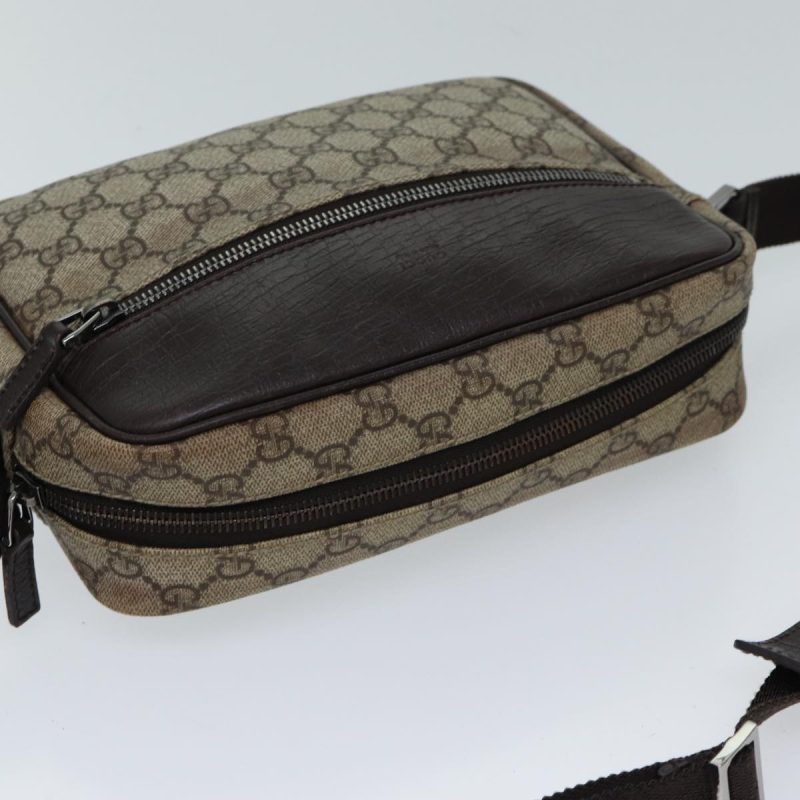Gucci Gg Supreme Shoulder Bag Pvc Beige - Barde - Image 6