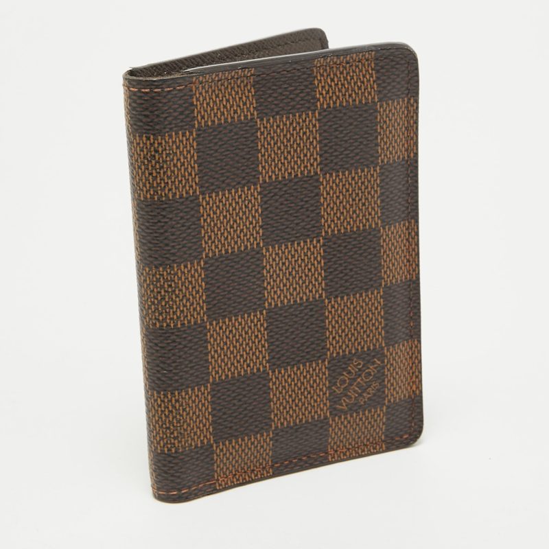Louis Vuitton Damier Ebene Canvas Pocket Organizer - Barde - Image 4