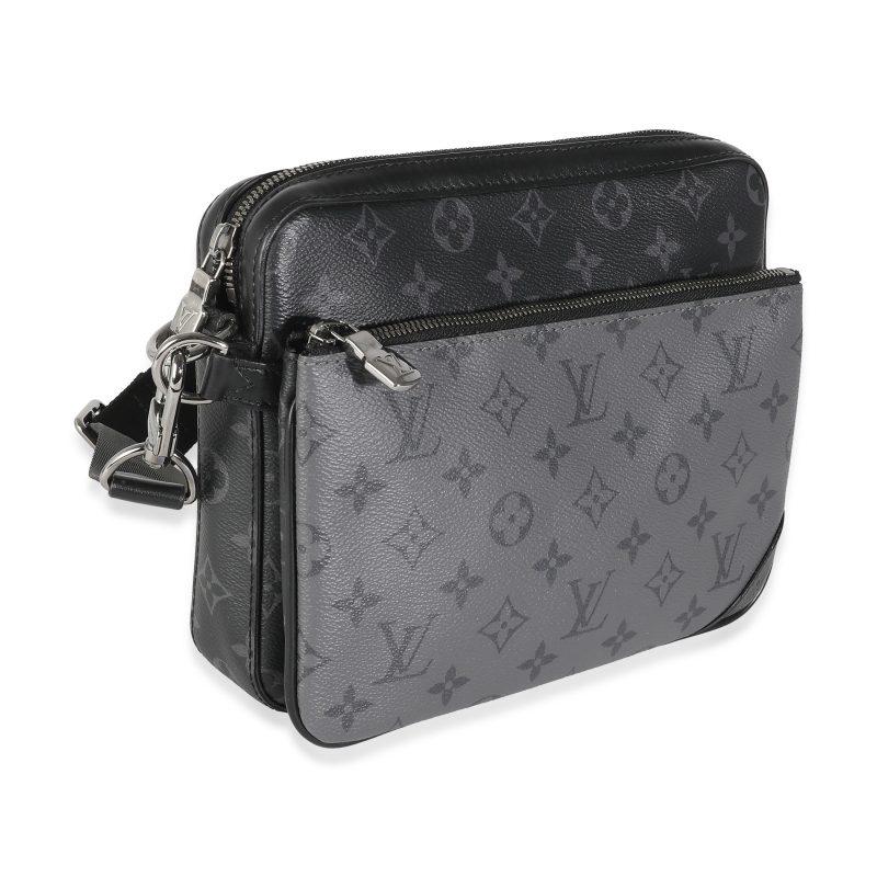 Louis Vuitton Reverse Monogram Eclipse Canvas Trio Messenger - Barde - Image 3