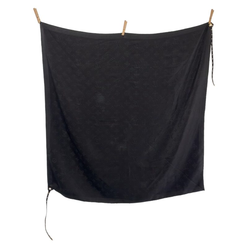 Louis Vuitton Monogram Silk Scarf with Strap - Barde - Image 3