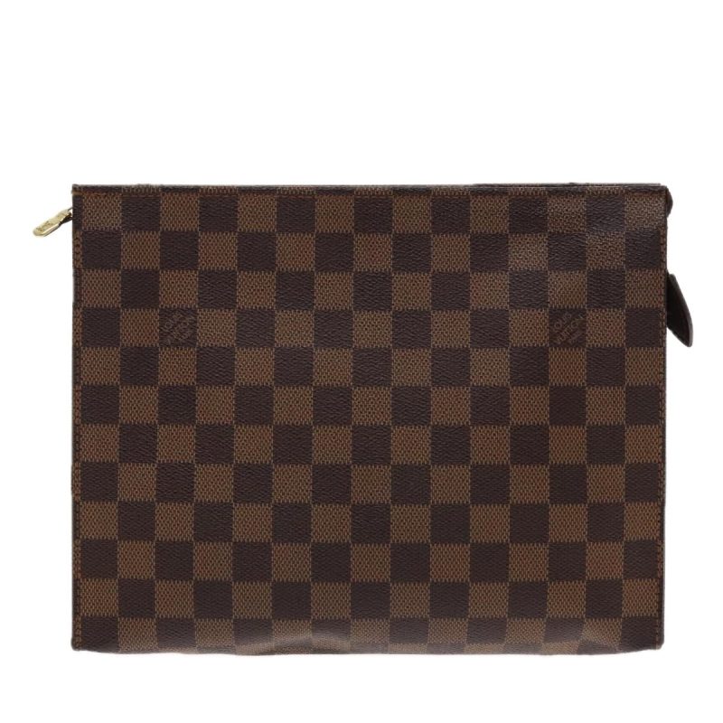 Louis Vuitton Poche Toilette  Canvas Clutch Bag - Barde