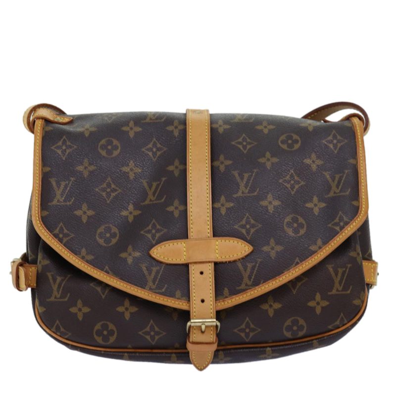 Louis Vuitton Saumur 30  Canvas Shoulder Bag - Barde
