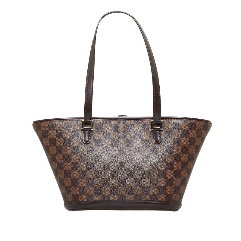 Louis Vuitton Damier Ebene Manosque PM Canvas Tote Bag - Barde - Image 3