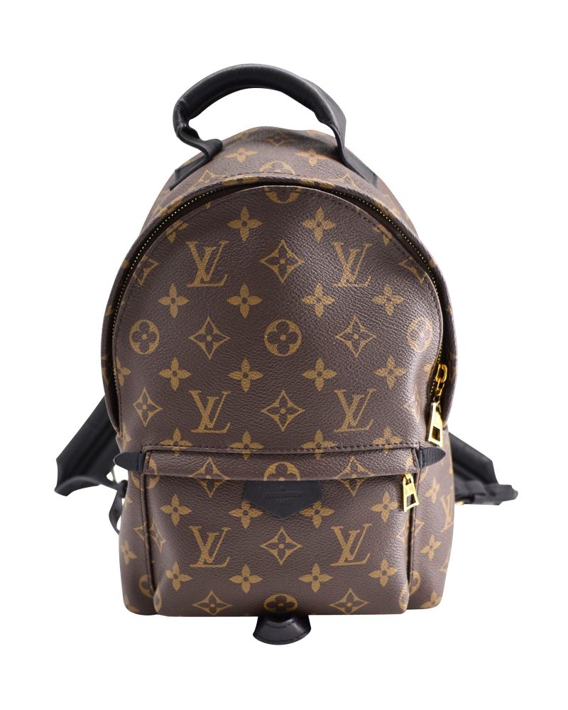 Louis Vuitton Monogram Palm Springs PM Backpack in Brown Coated Canvas - Barde
