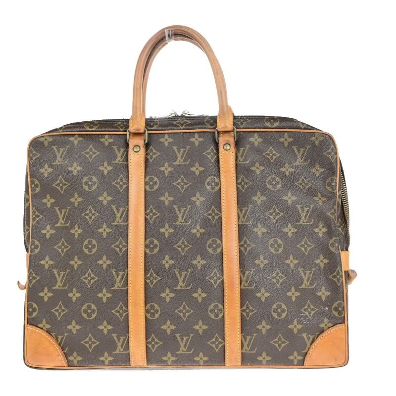 Louis Vuitton Porte Documents Voyage  Canvas Briefcase Bag - Barde - Image 2