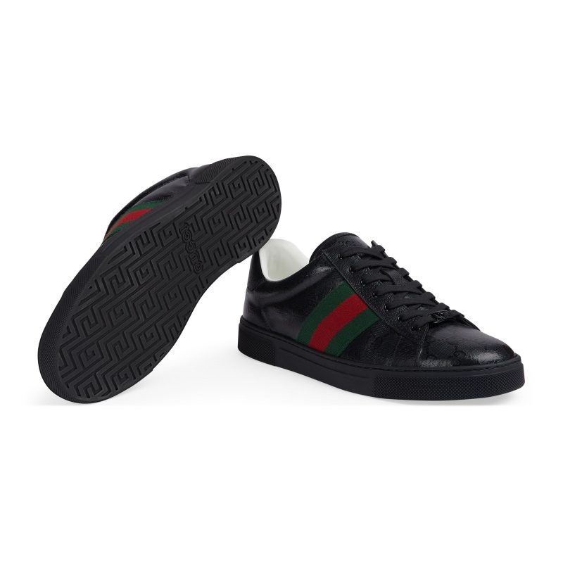 Gucci Men's Ace Gg Crystal Canvas Sneaker - Barde - Image 4