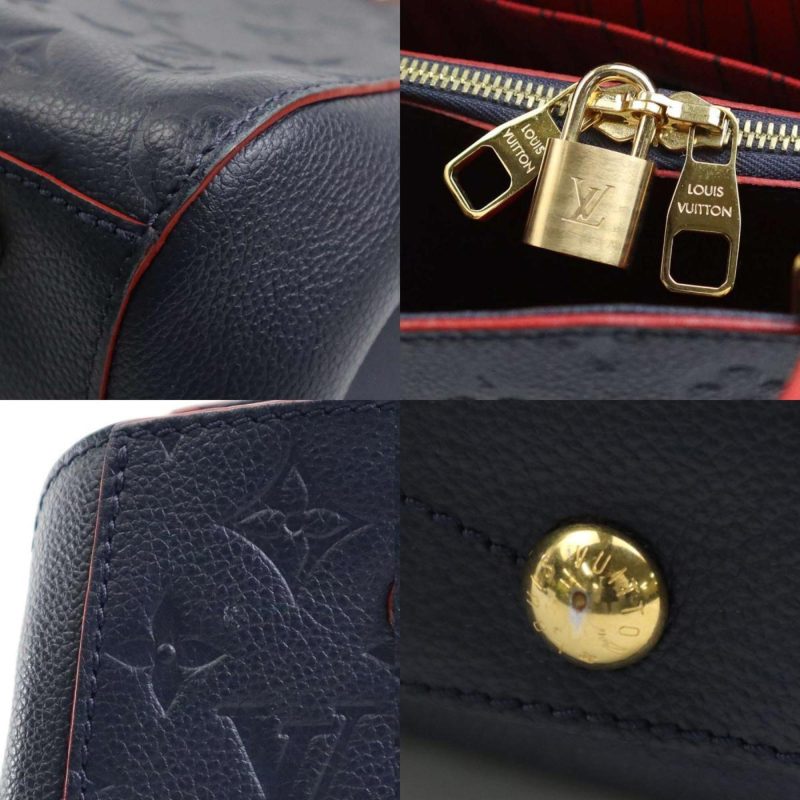 Louis Vuitton Montaigne  Leather Handbag - Barde - Image 5