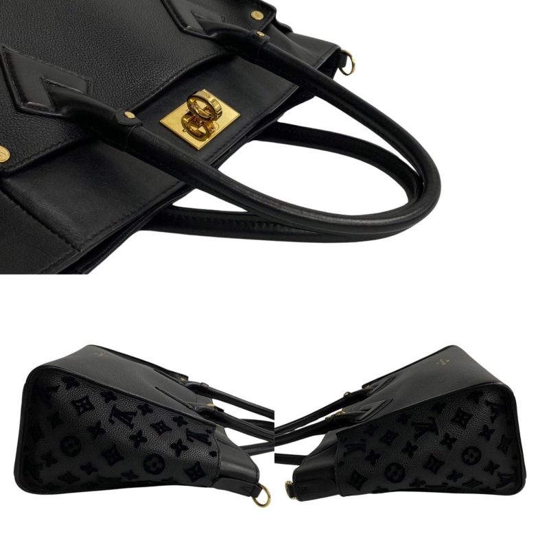 Louis Vuitton On My Side  Leather Handbag - Barde - Image 4