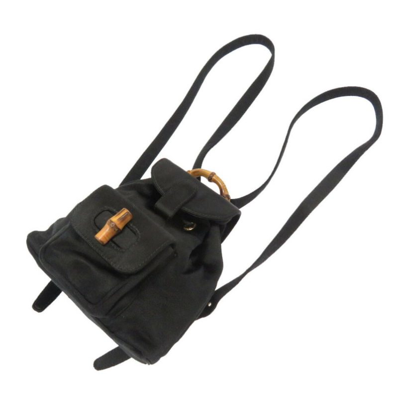 Gucci  Bamboo Satin Backpack (Pre-Owned) - Barde - Image 6