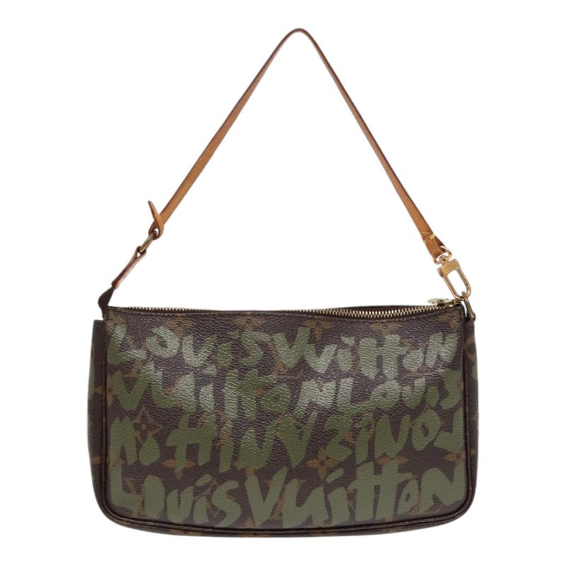Louis Vuitton Pochette Accessoire  Canvas Clutch Bag - Barde