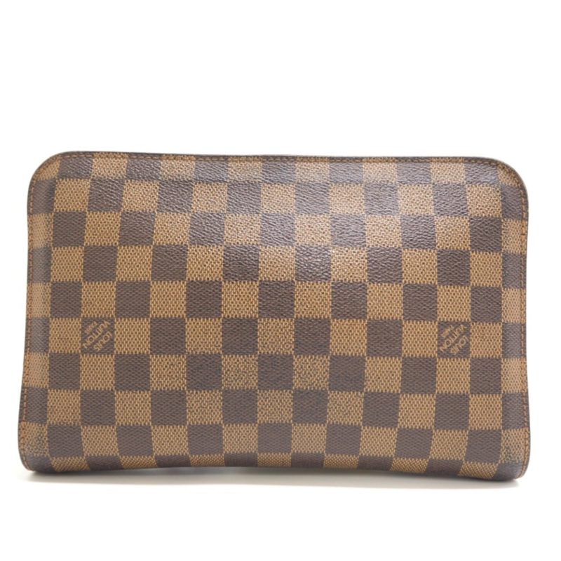 Louis Vuitton Saint Louis  Leather Clutch Bag - Barde - Image 2