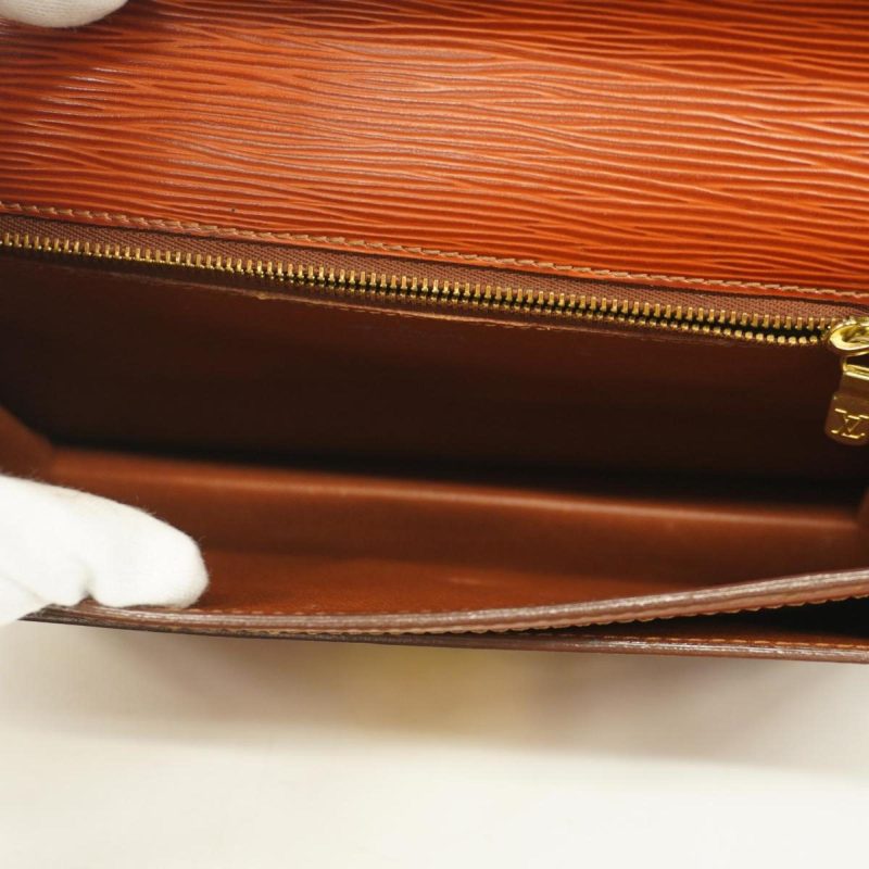 Louis Vuitton Sellier Drangonne  Leather Clutch Bag - Barde - Image 5