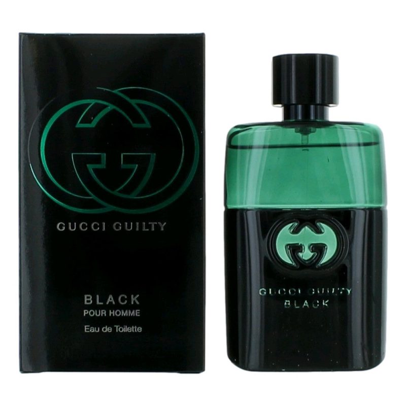 Gucci Guilty Black Pour Homme by Gucci, 1.6 oz Eau De Toilette Spray for Men - Barde - Image 2
