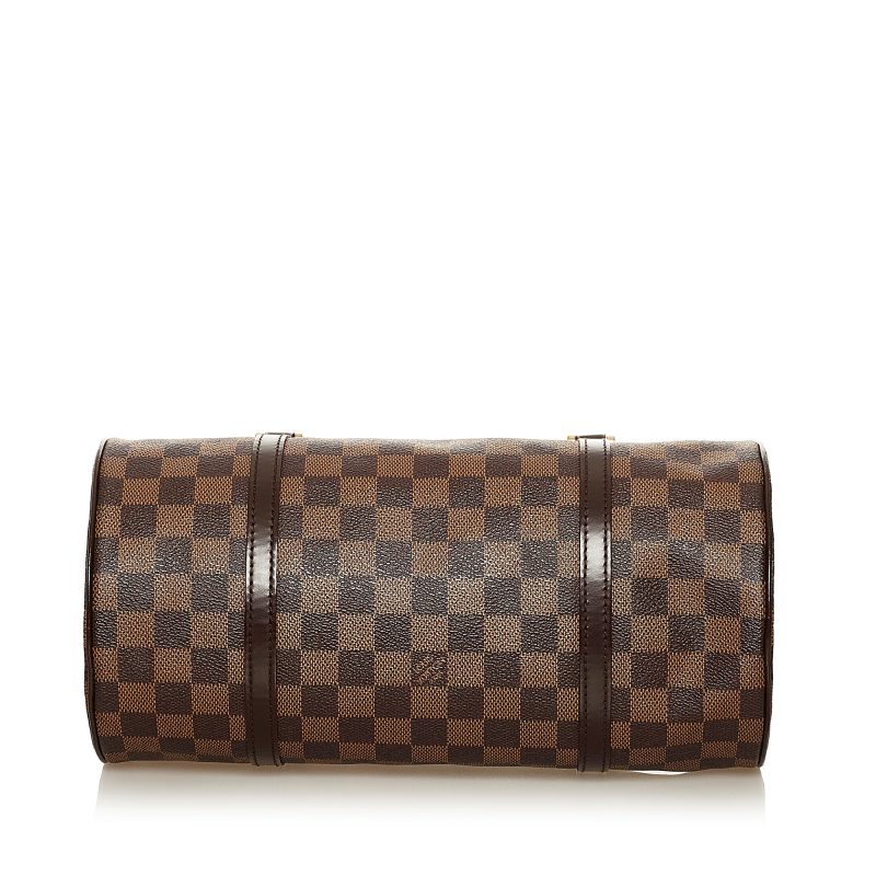 Louis Vuitton Damier Ebene Papillon Canvas Handbag - Barde - Image 4