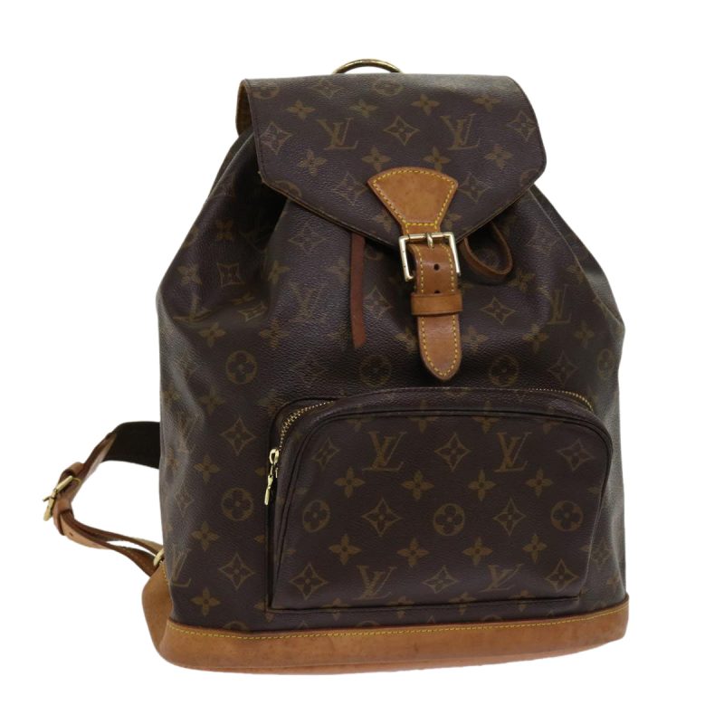 Louis Vuitton Montsouris  Canvas Backpack Bag - Barde - Image 4