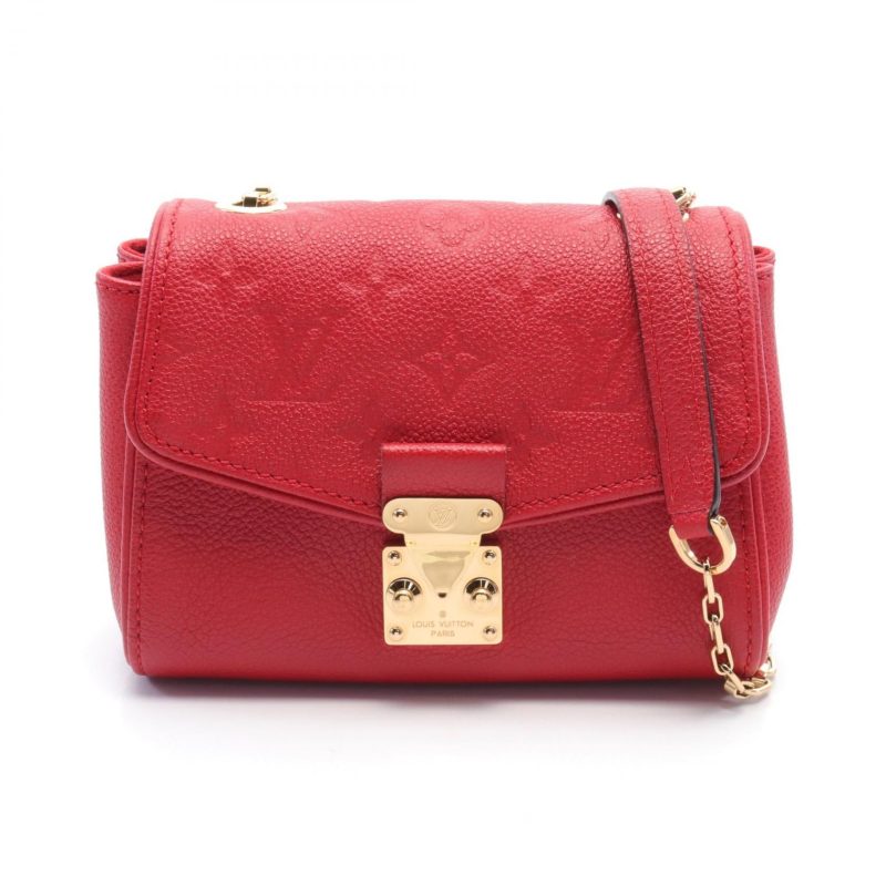 Louis Vuitton Saint Germain BB Empreinte Shoulder Bag Red - Barde