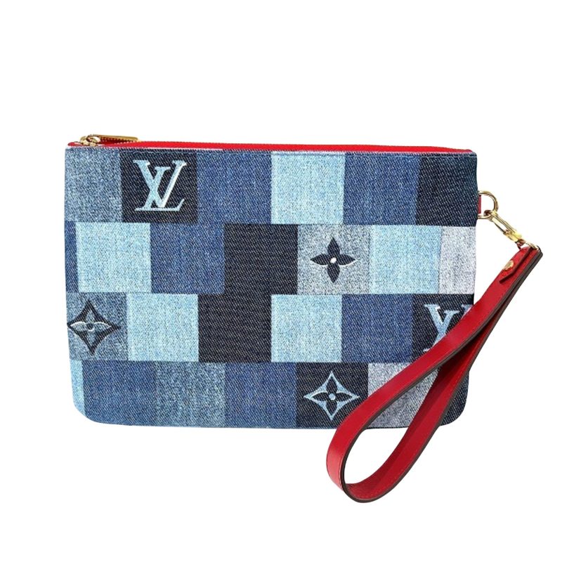 Louis Vuitton Pochette Neverfull   - Jeans Clutch Bag - Barde - Image 2