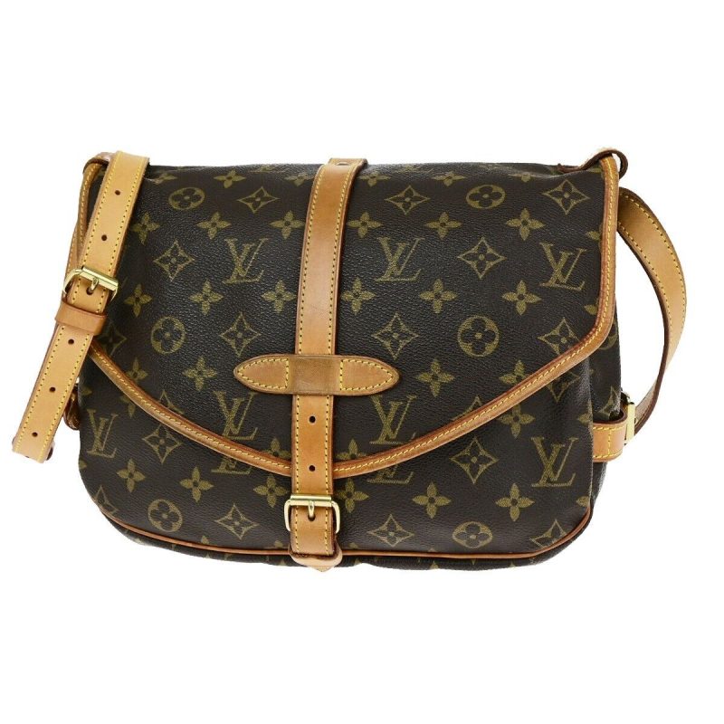 Louis Vuitton Saumur 30  Canvas Shoulder Bag - Barde