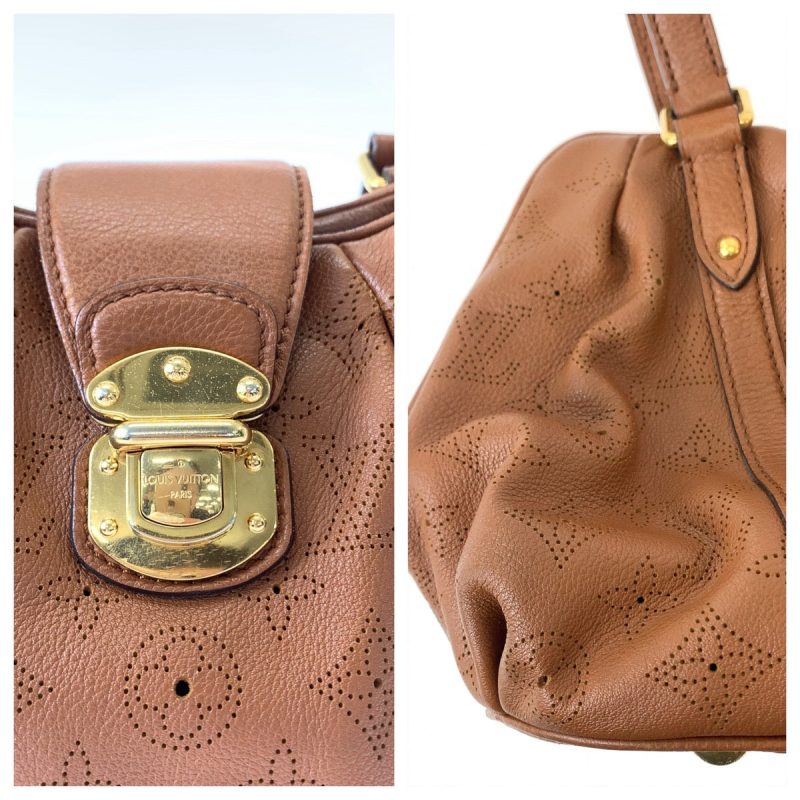 Louis Vuitton Monogram Mahina Luna PM Leather Handbag - Barde - Image 5