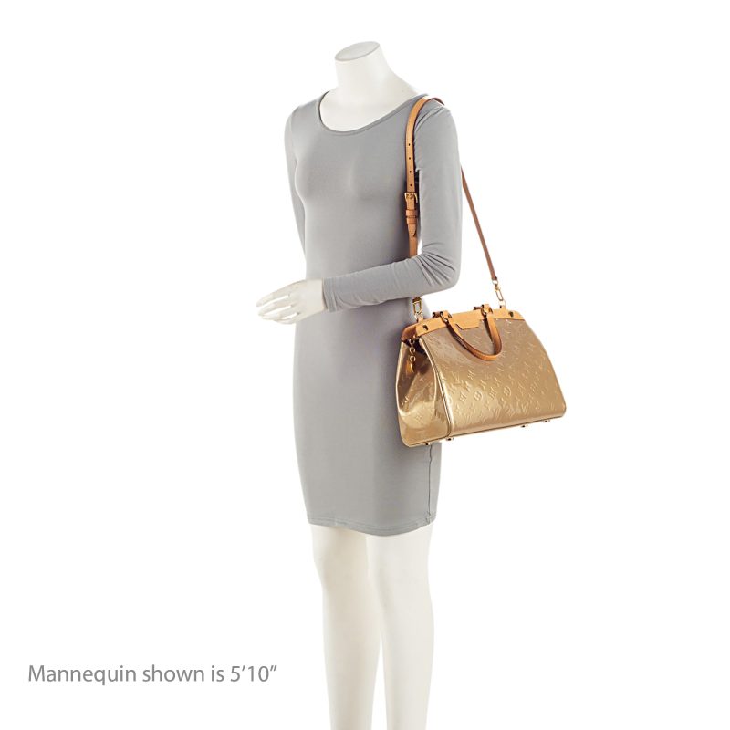 Louis Vuitton Monogram Vernis Brea MM Satchel - Barde - Image 5
