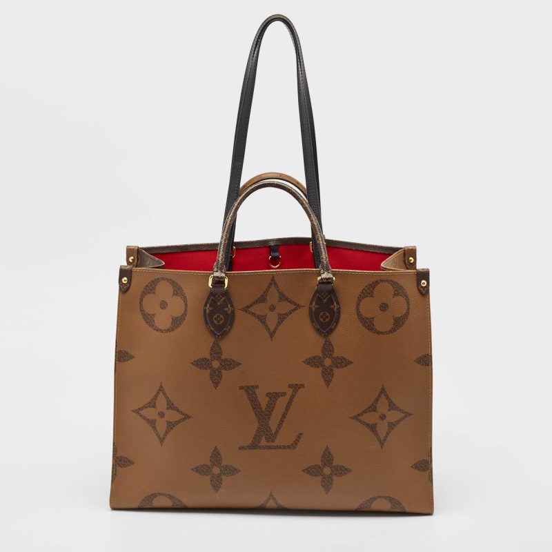 Louis Vuitton Monogram Reverse Giant Canvas Onthego Gm Bag - Barde - Image 3