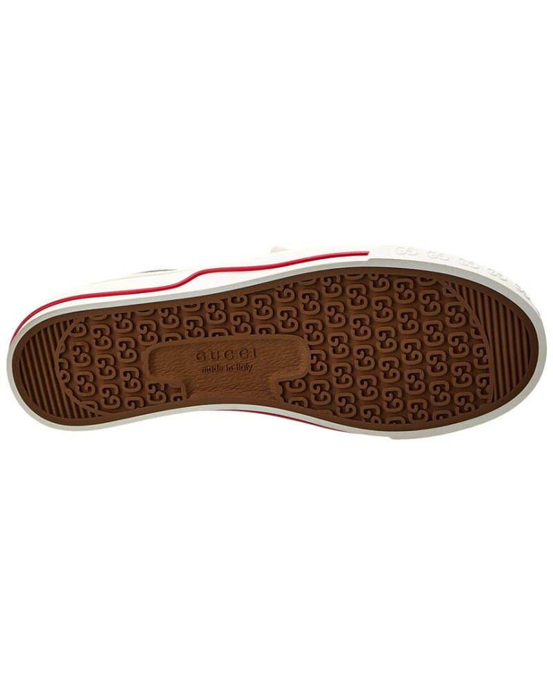Gucci Tennis 1977 Leather Sneaker - Barde - Image 4