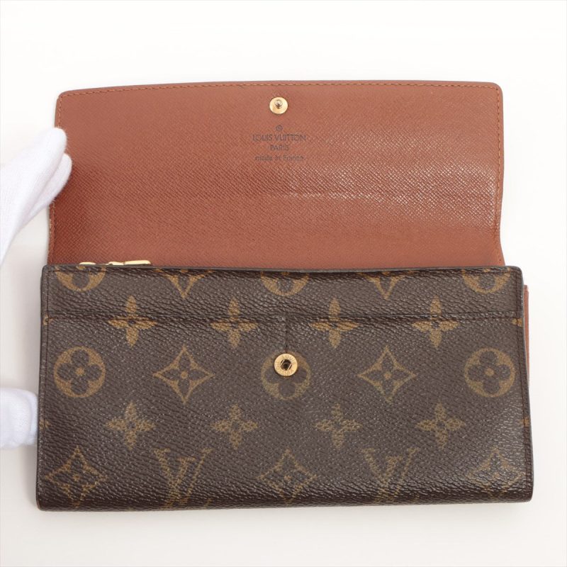 Louis Vuitton Monogram Pochette Porte Monet Creddie M61725 Th0072 Long Wallets - Barde - Image 3