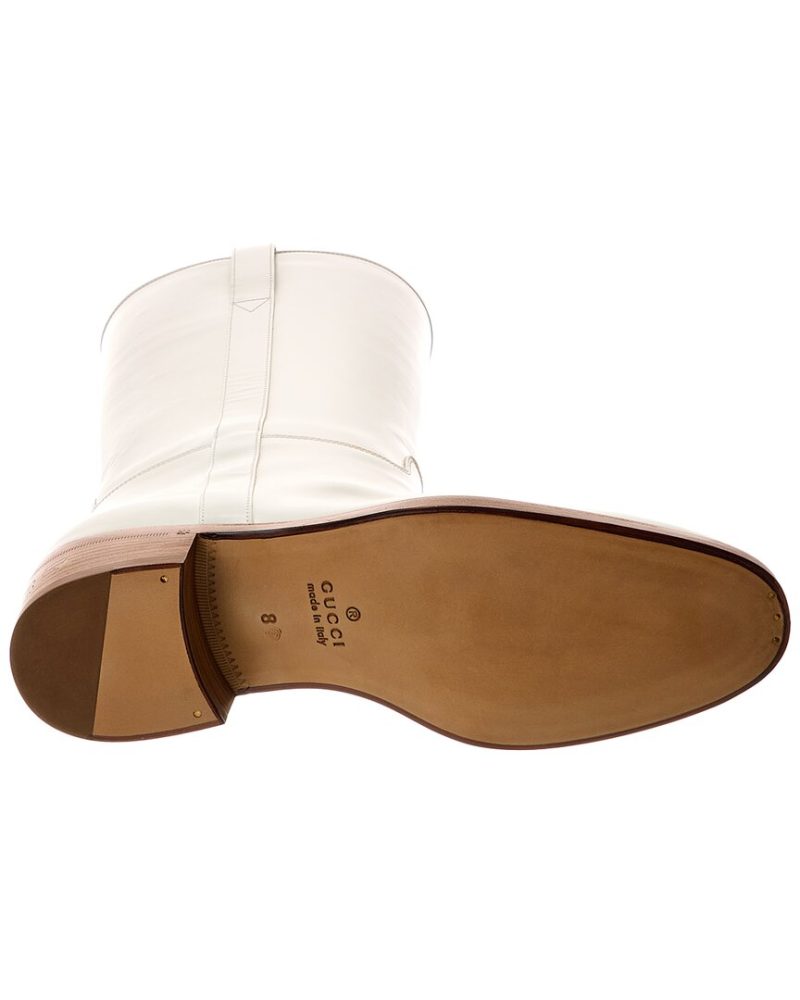 Gucci Leather Boot - Barde - Image 4