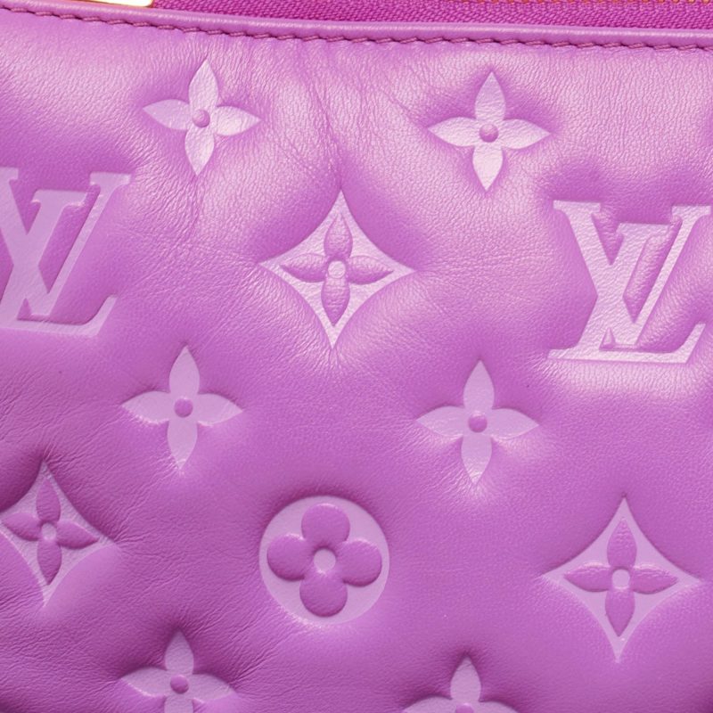 Louis Vuitton Orchid Monogram Embossed Leather Coussin Bb Bag - Barde - Image 3
