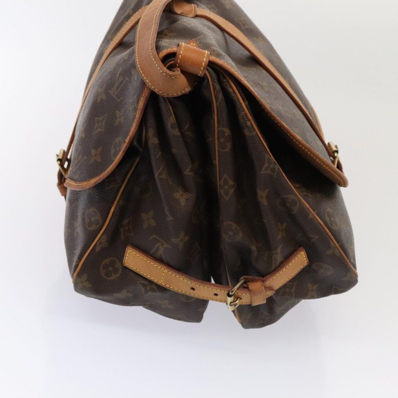 Louis Vuitton Saumur 35  Canvas Shoulder Bag - Barde - Image 3