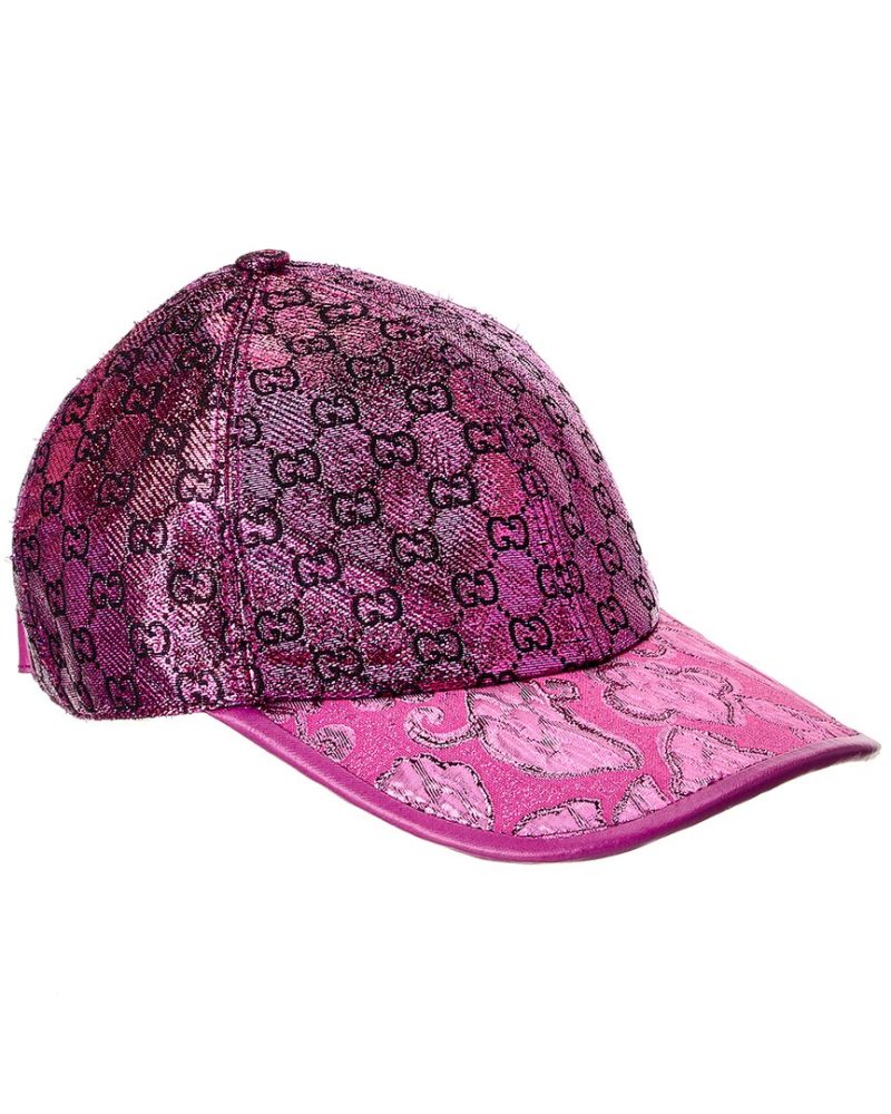 Gucci GG Lame Jacquard Baseball Cap - Barde