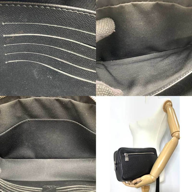 Louis Vuitton Pochette Kasai  Leather Clutch Bag - Barde - Image 4