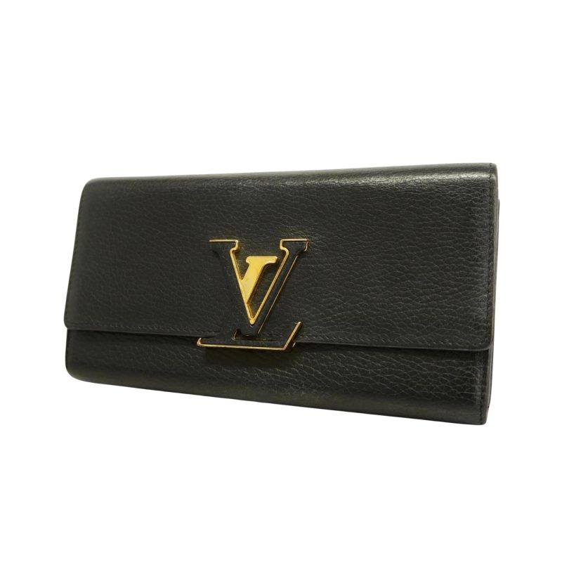 Louis Vuitton Portefeuille Capucines  Leather Wallet - Barde