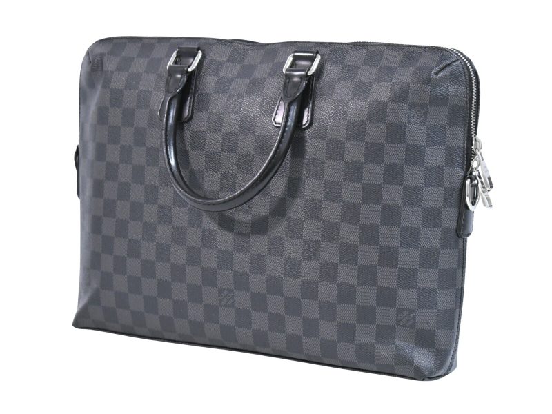 Louis Vuitton Porte Documents Jour  Canvas Briefcase Bag - Barde - Image 2