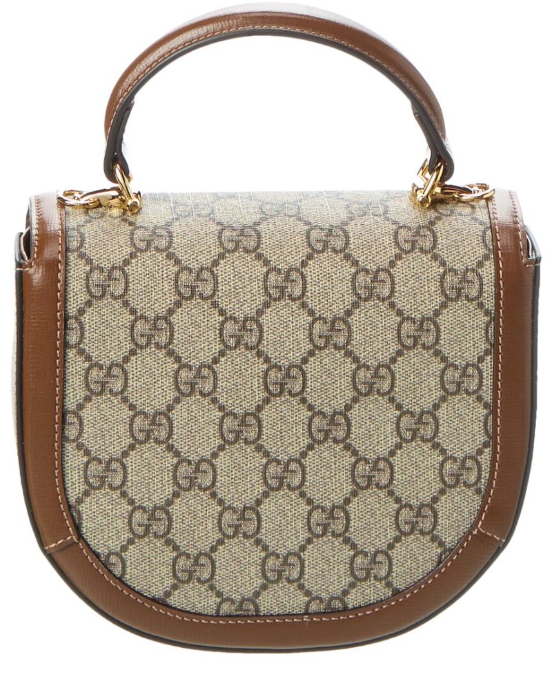 Gucci Horsebit 1955 Mini Top Handle GG Supreme Canvas & Leather Tote - Barde - Image 2