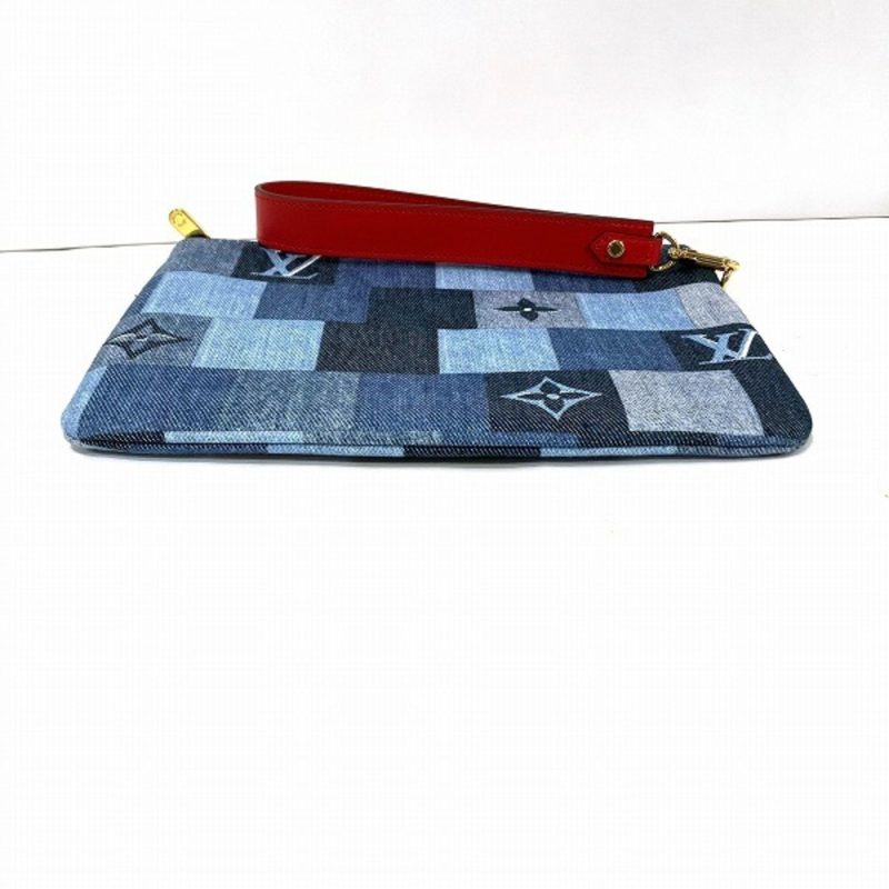 Louis Vuitton Pochette Neverfull   - Jeans Clutch Bag - Barde - Image 3