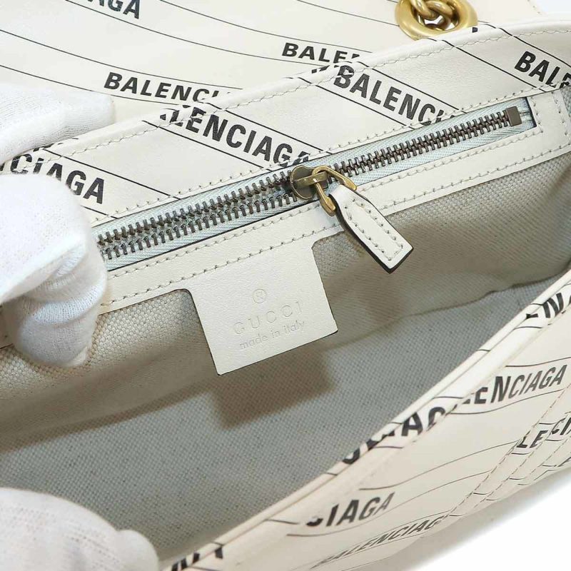 Gucci Gg Marmont  Leather Shoulder Bag () - Barde - Image 6