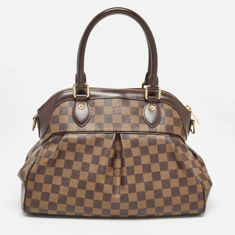 Louis Vuitton Damier Ebene Canvas Trevi Pm Bag - Barde - Image 3