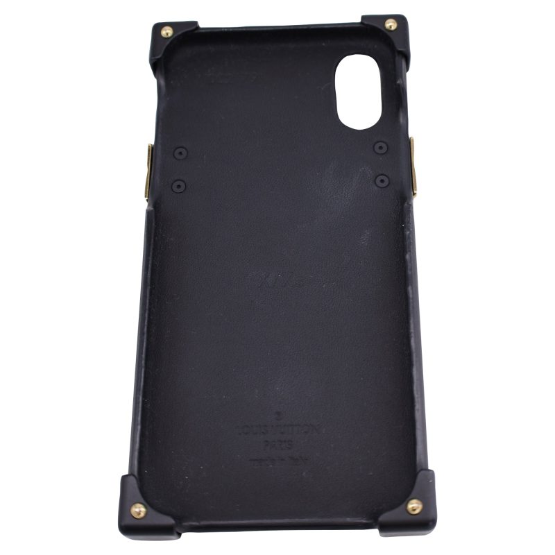 Louis Vuitton Reverse Monogram Eye Trunk iPhone X/Xs Case in Brown Leather - Barde - Image 2