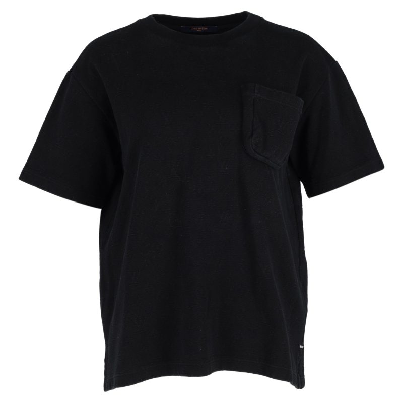 Louis Vuitton Pocket T-Shirt in Black Cotton - Barde