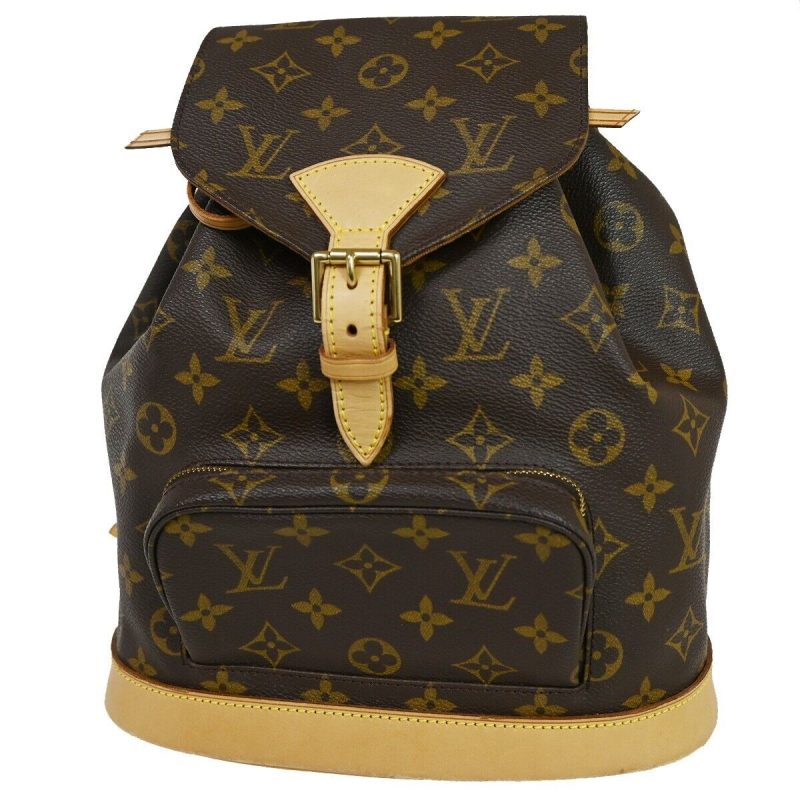 Louis Vuitton Montsouris Mm  Canvas Handbag - Barde