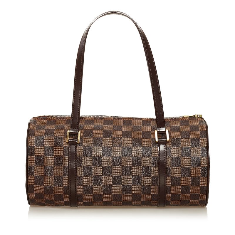 Louis Vuitton Damier Ebene Papillon Canvas Handbag - Barde - Image 3