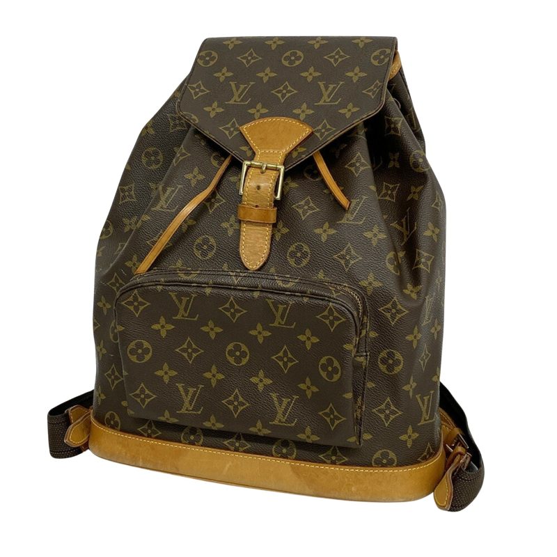 Louis Vuitton Montsouris  Canvas Backpack Bag - Barde