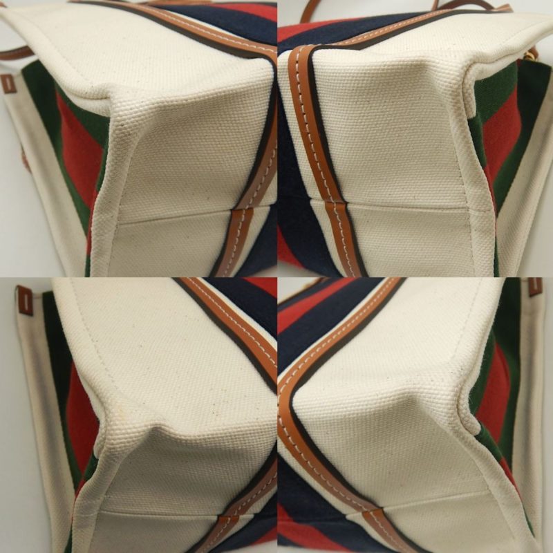 Gucci  ivory Canvas Tote Bag (Pre-Owned) - Barde - Image 6